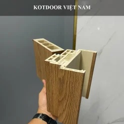 Cấu tạo cửa lùa nhựa giả gỗ composite