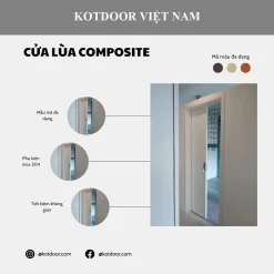 Cửa Lùa Nhựa Composite B11 [ Giá Tốt ]