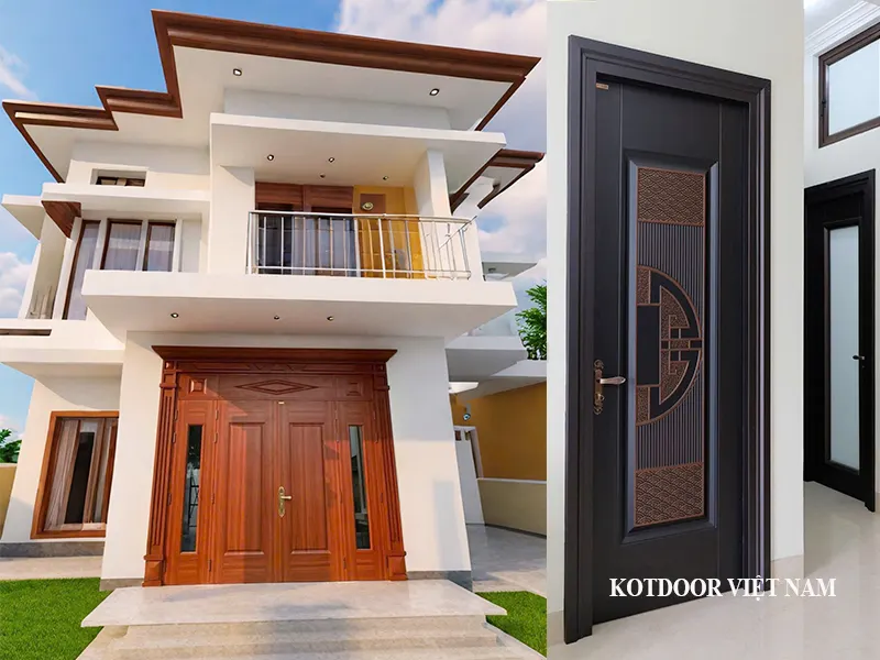 Cửa Thép Vân Gỗ Koffmann Giá Bao Nhiêu 1m