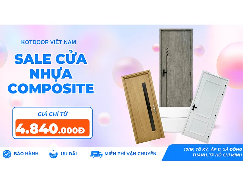 Nên sử dụng cửa nhựa composite lắp cửa phòng ngủ hay wc
