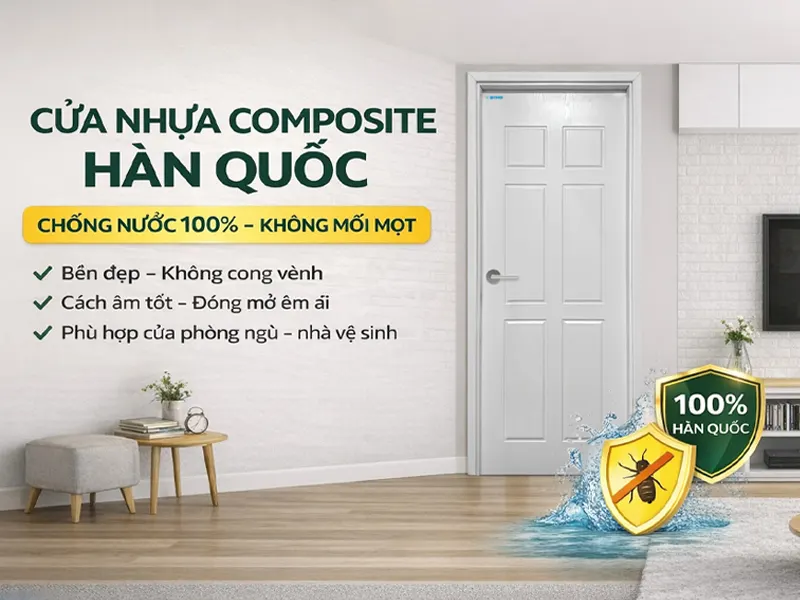 Cửa nhựa Composite Hàn Quốc KOT