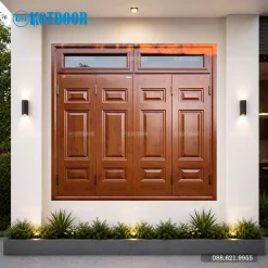 Cửa Sổ Thép Vân Gỗ KS-42.CS3-2TK