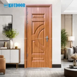 Cửa Thép Vân Gỗ 1 Cánh KG-1.01