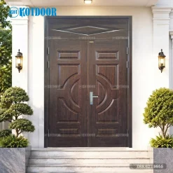 Cửa Thép Vân Gỗ 2 Cánh Đều KG-22.01.01-1PT