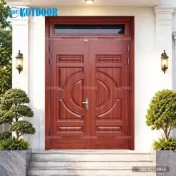 Cửa Thép Vân Gỗ 2 Cánh Đều KG-22.01.01-1TK