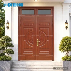 Cửa Thép Vân Gỗ 2 Cánh Đều KG-22.01T.01T-2TK