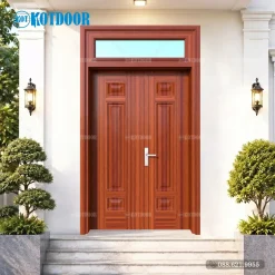 Cửa Thép Vân Gỗ 2 Cánh Đều KG-22.03A-1TK