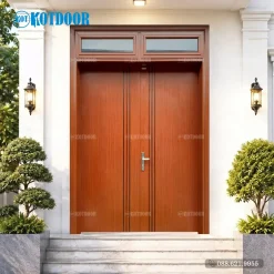 Cửa Thép Vân Gỗ 2 Cánh Đều KG-22.08.08-2TK