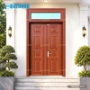 Cửa Thép Vân Gỗ 2 Cánh Đều KG-22.CS1-1TK
