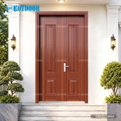 Cửa Thép Vân Gỗ 2 Cánh Đều KG-22.CS2
