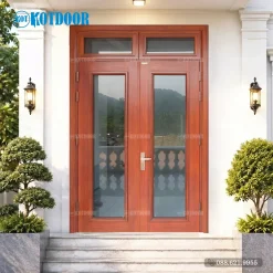 Cửa Thép Vân Gỗ 2 Cánh Đều KG-22.K.K-2TK