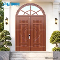 Cửa Thép Vân Gỗ 2 Cánh Đều KGV-22.01.01