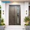 Cửa Thép Vân Gỗ 2 Cánh Lệch KG-21.08K.P
