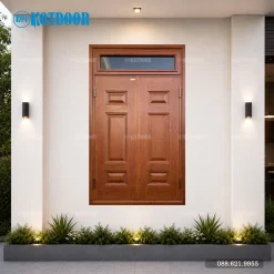 Cửa Sổ Thép vân gỗ KS-22.CS3-1TK