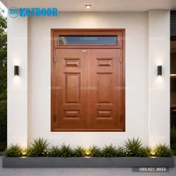 Cửa Sổ Thép vân gỗ KS-22.CS3-1TK