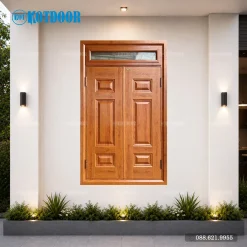 Cửa Sổ Thép vân gỗ KS-22.CS3-1TK