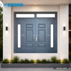 Cửa sổ thép vân gỗ KS-41.CS3.K-2TK