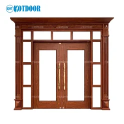 Cửa Thép Vân Gỗ Luxury Thủy Lực