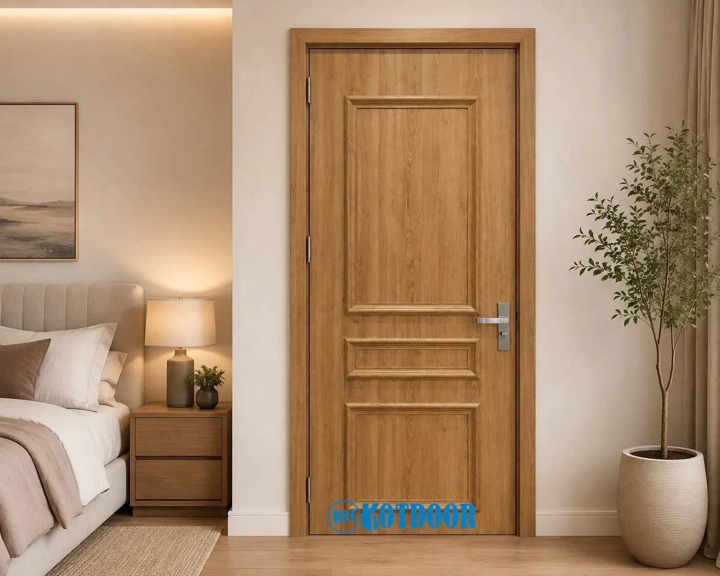 Cửa nhựa composite phòng ngủ