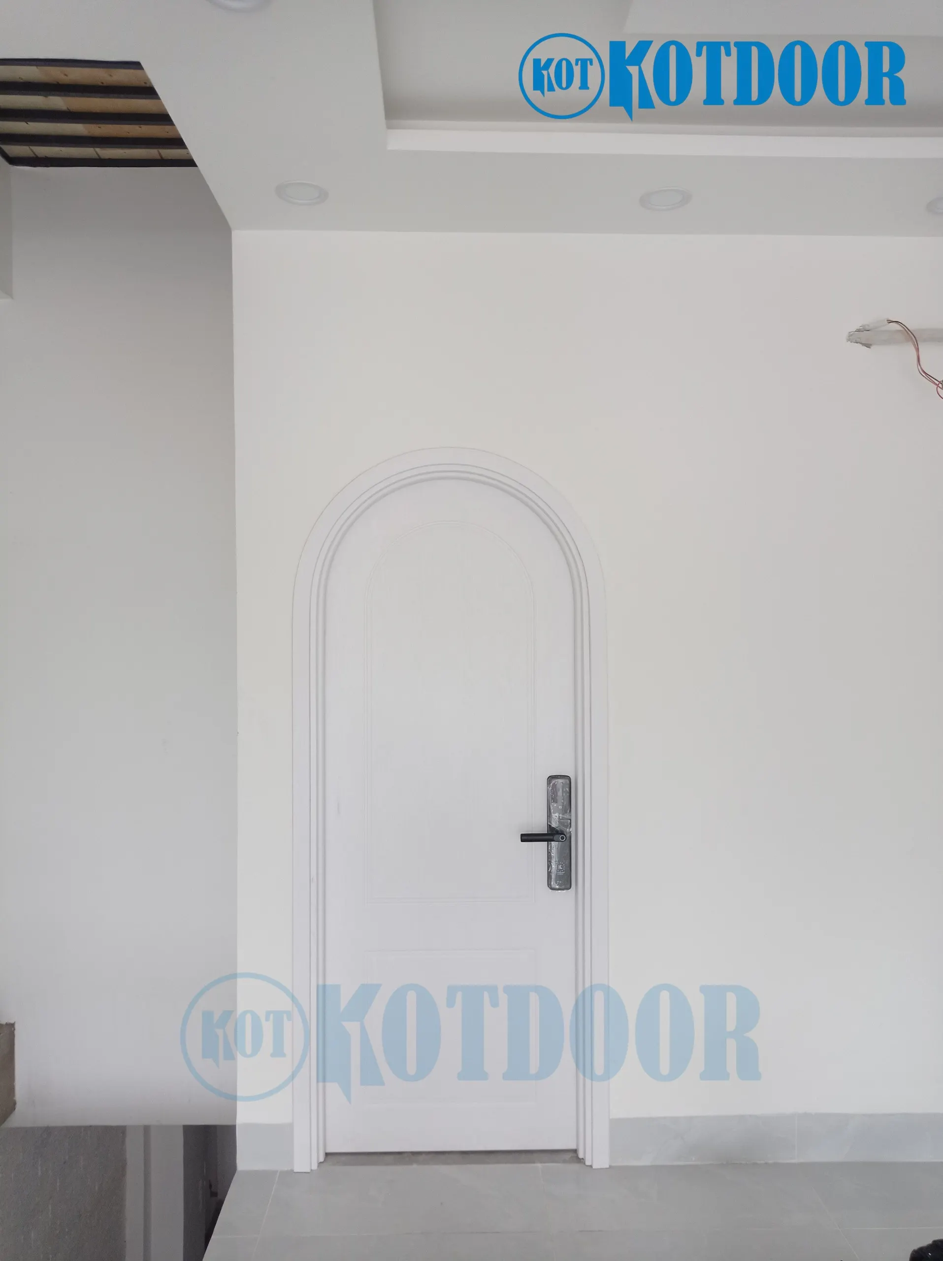 Cửa nhựa composite phòng ngủ mẫu phẳng